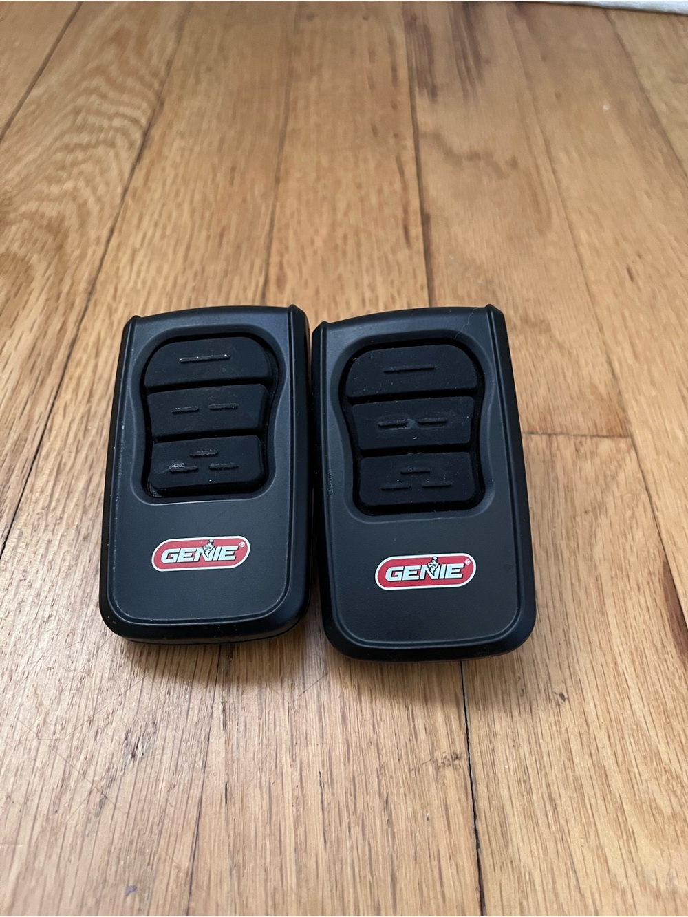 Genie GM3T (3-Button) Garage Door Gate Opener Remote set of 2